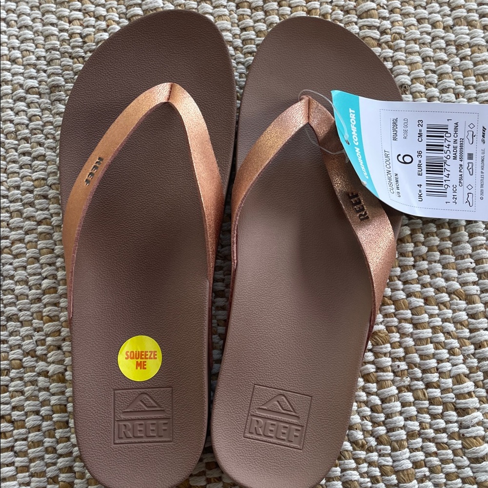 NEW reef cushion court sandals